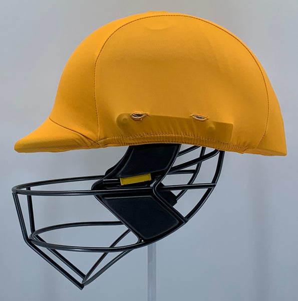 Cricket Helmet Cover Gold Designer Helmet Covers