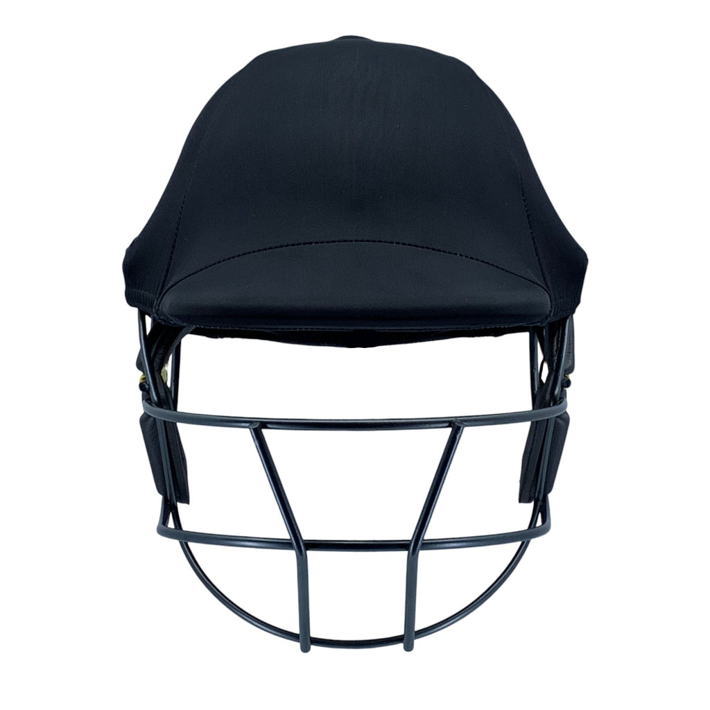 Black cricket helmet cover
