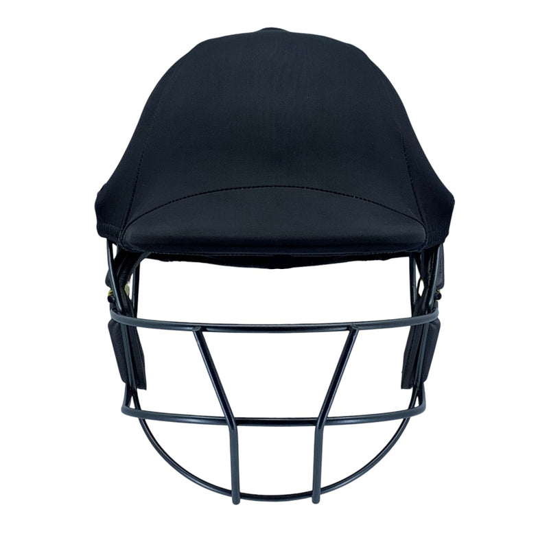 Black cricket helmet cover