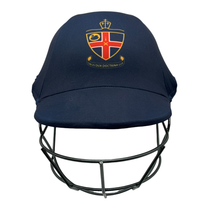 Custom made cricket helmet covers for Christ Church Grammar School.&nbsp;