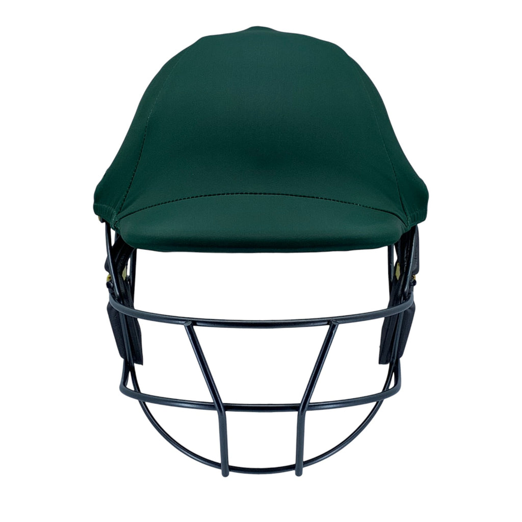 Green cricket helmet cover