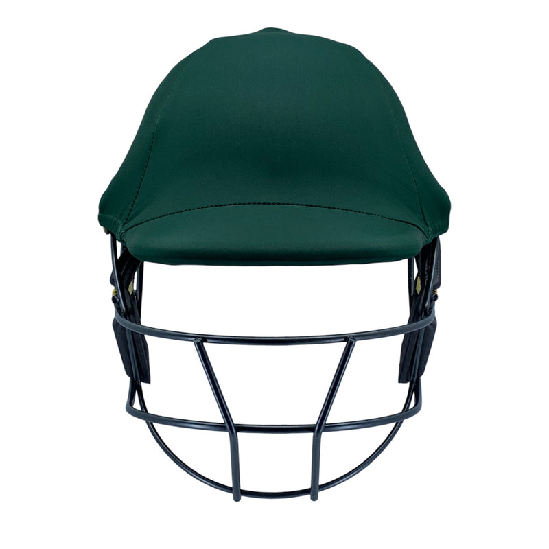 Green cricket helmet cover