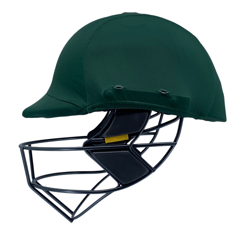 Green cricket helmet cover