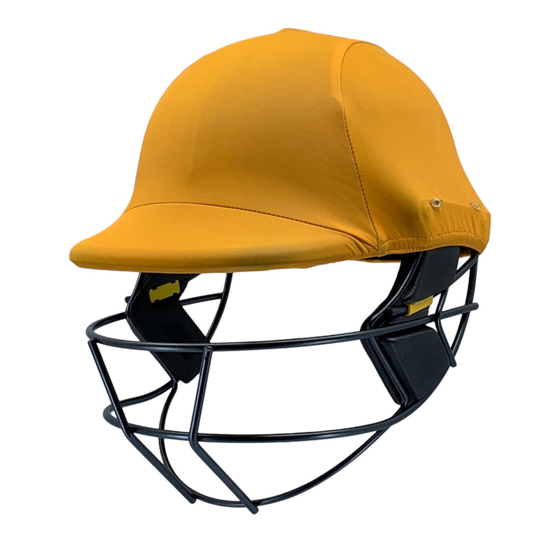 Gold cricket helmet cover