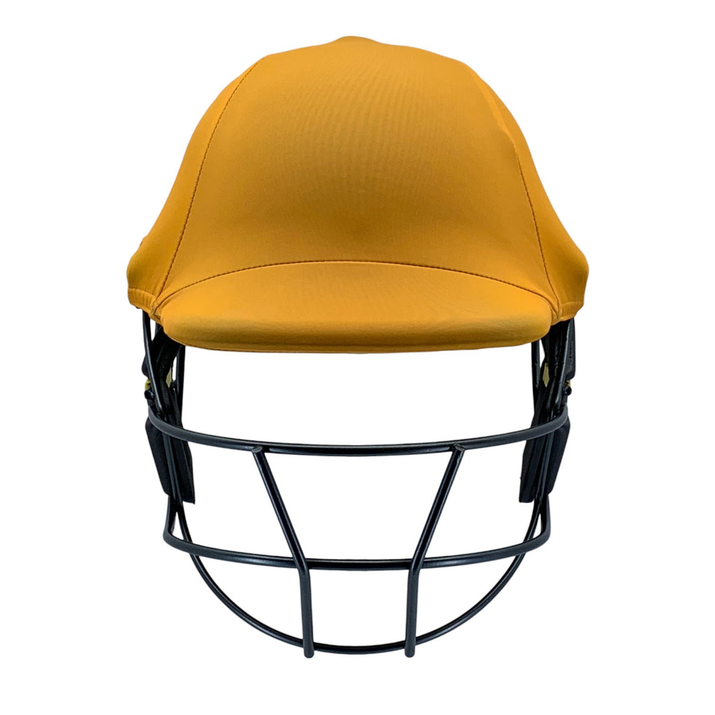 Gold cricket helmet cover