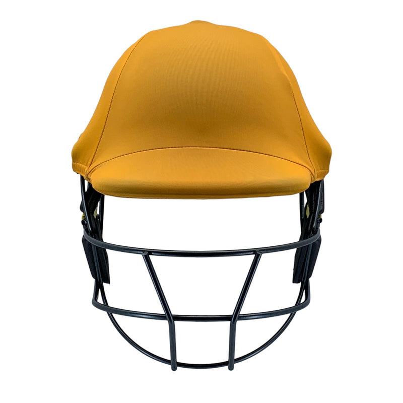 Gold cricket helmet cover
