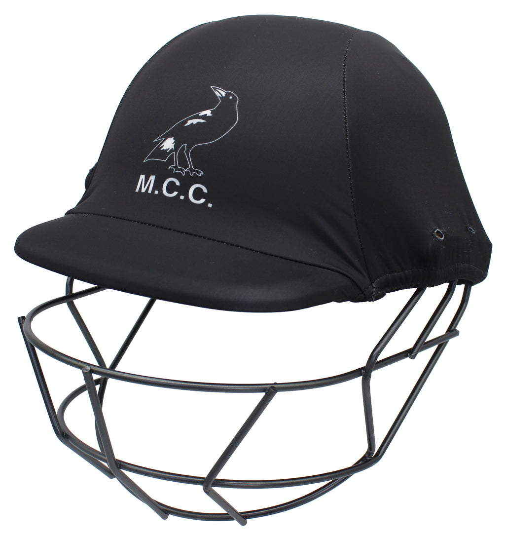 Malaga Cricket Club helmet cover