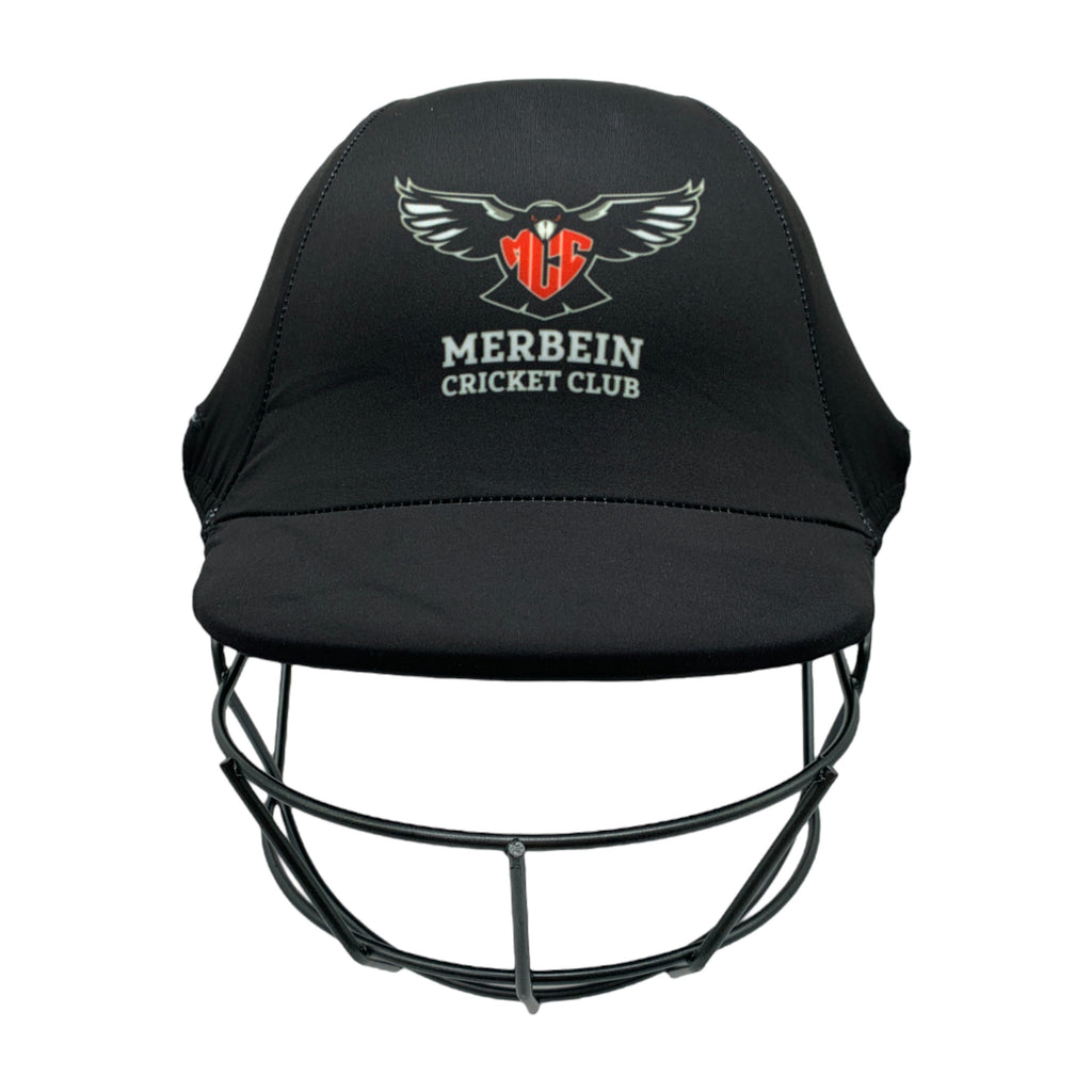 Merbein Cricket Club custom helmet cover