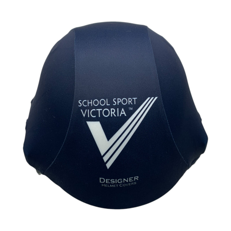 Custom made cricket helmet covers for School Sports Victoria.