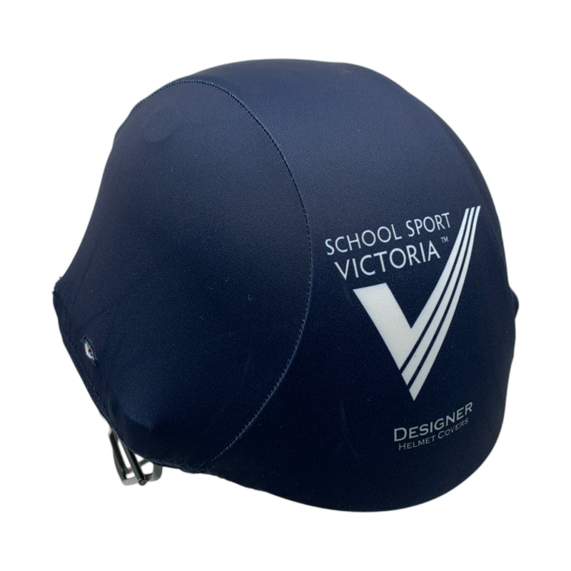 Custom made cricket helmet covers for School Sports Victoria.