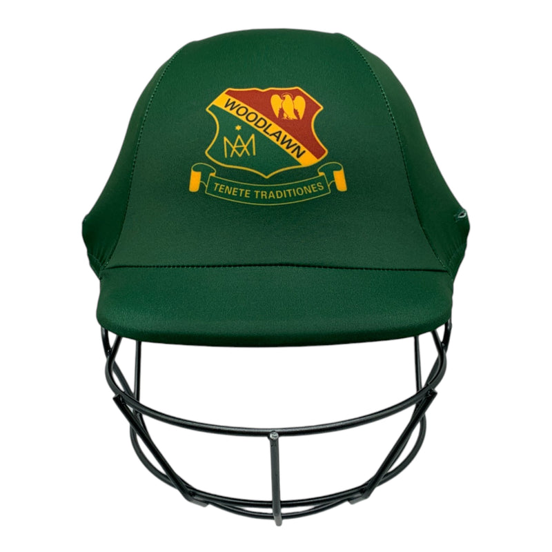 Custom made cricket helmet covers for St John's College Woodlawn.