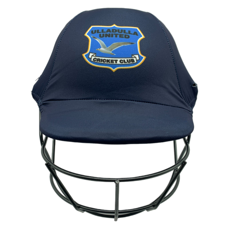 Cricket helmet cover for Ulladulla Cricket Club