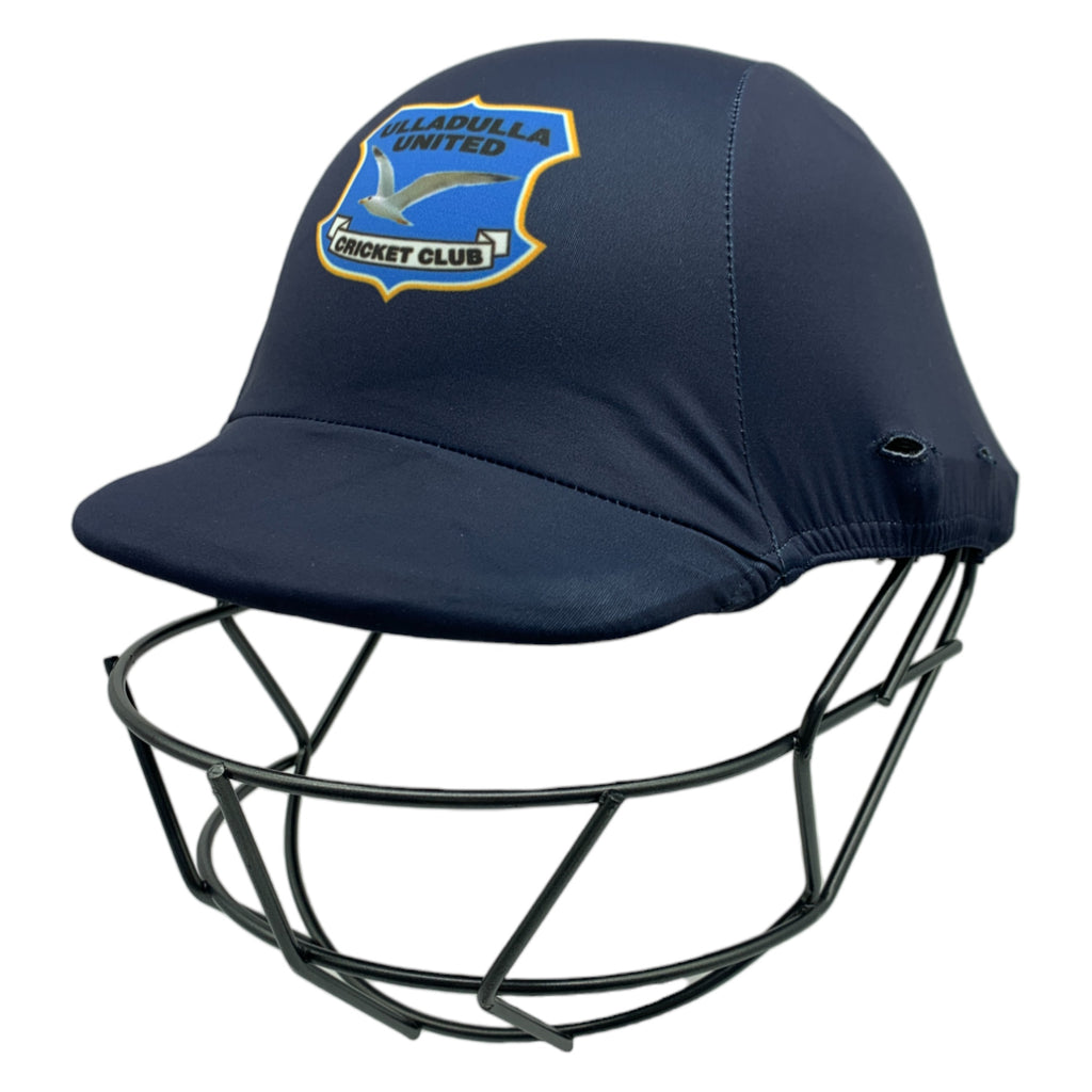 Cricket helmet cover for Ulladulla Cricket Club