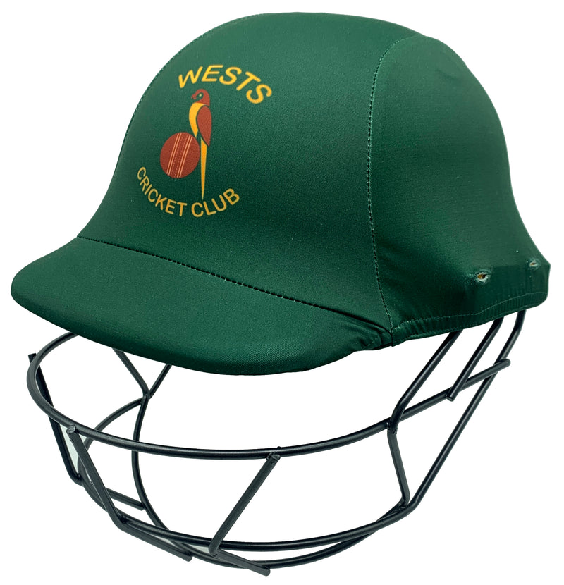 Wests Cricket Club cricket helmet cover