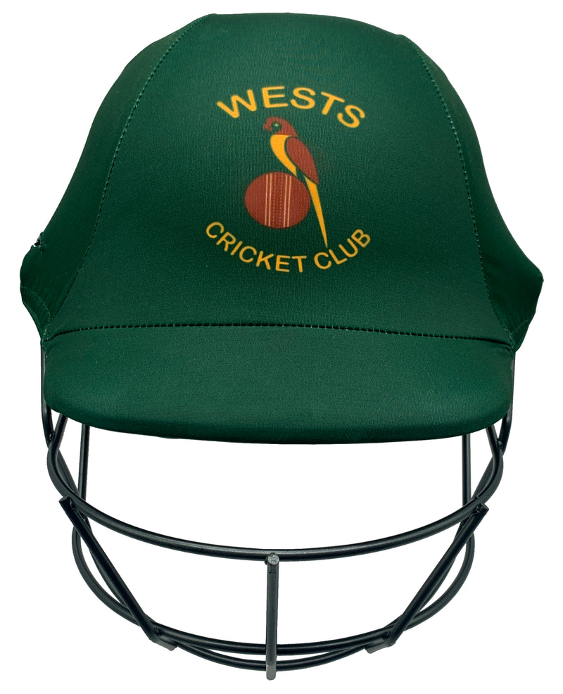 Wests Cricket Club cricket helmet cover