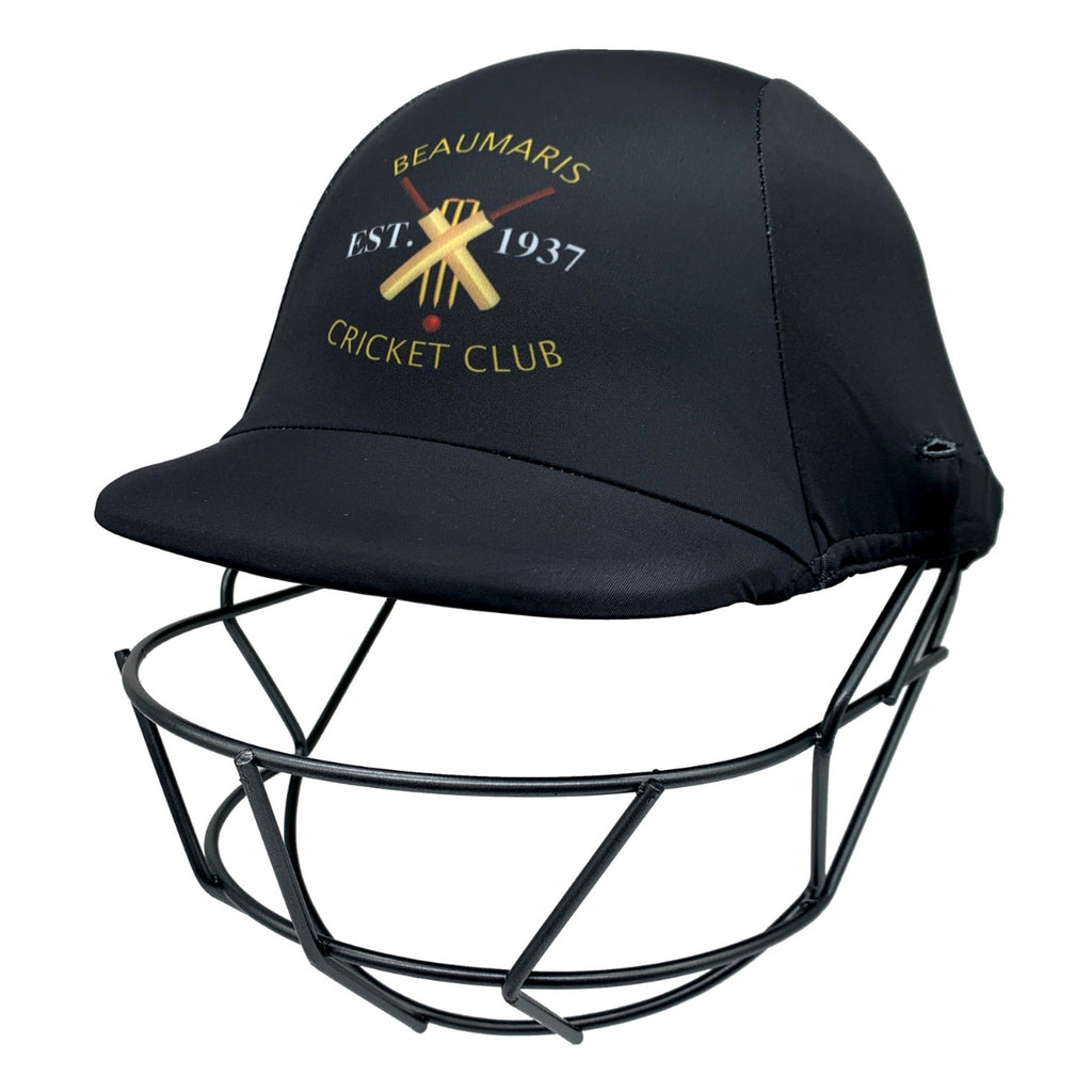 Beaumaris Cricket Club custom helmet cover