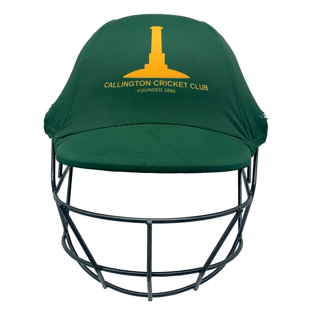 Callington Cricket Club custom helmet cover