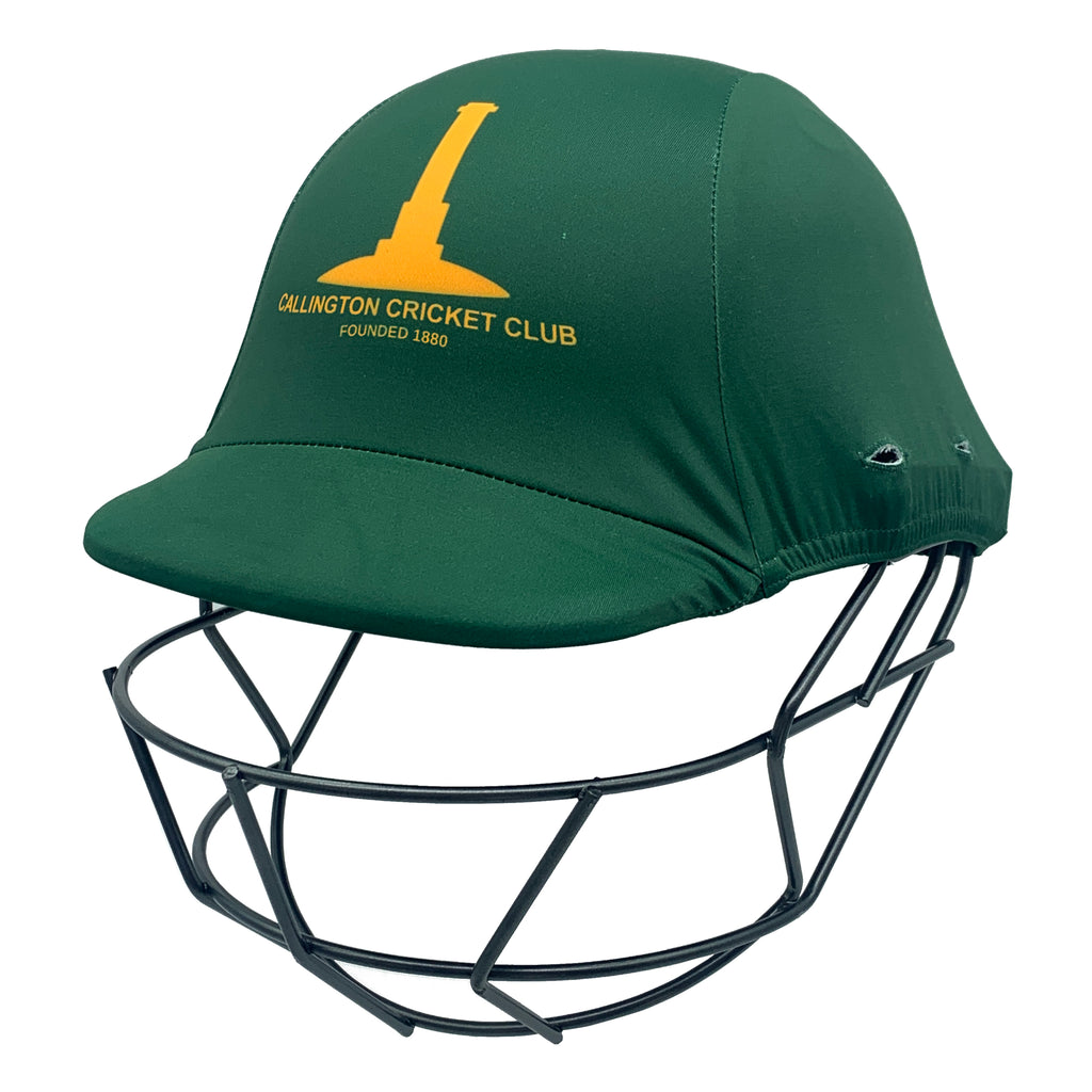 Callington Cricket Club custom helmet cover