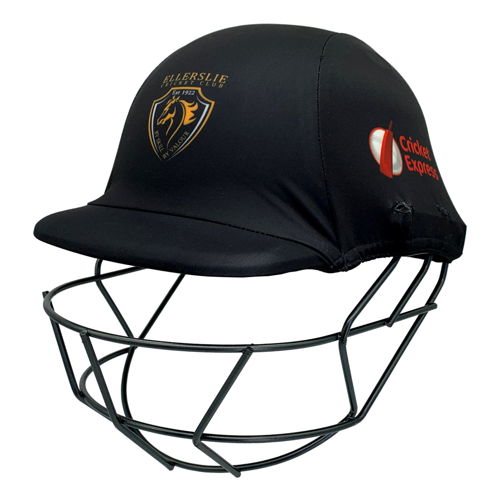 Ellerslie Cricket Club custom made Cricket helmet cover.