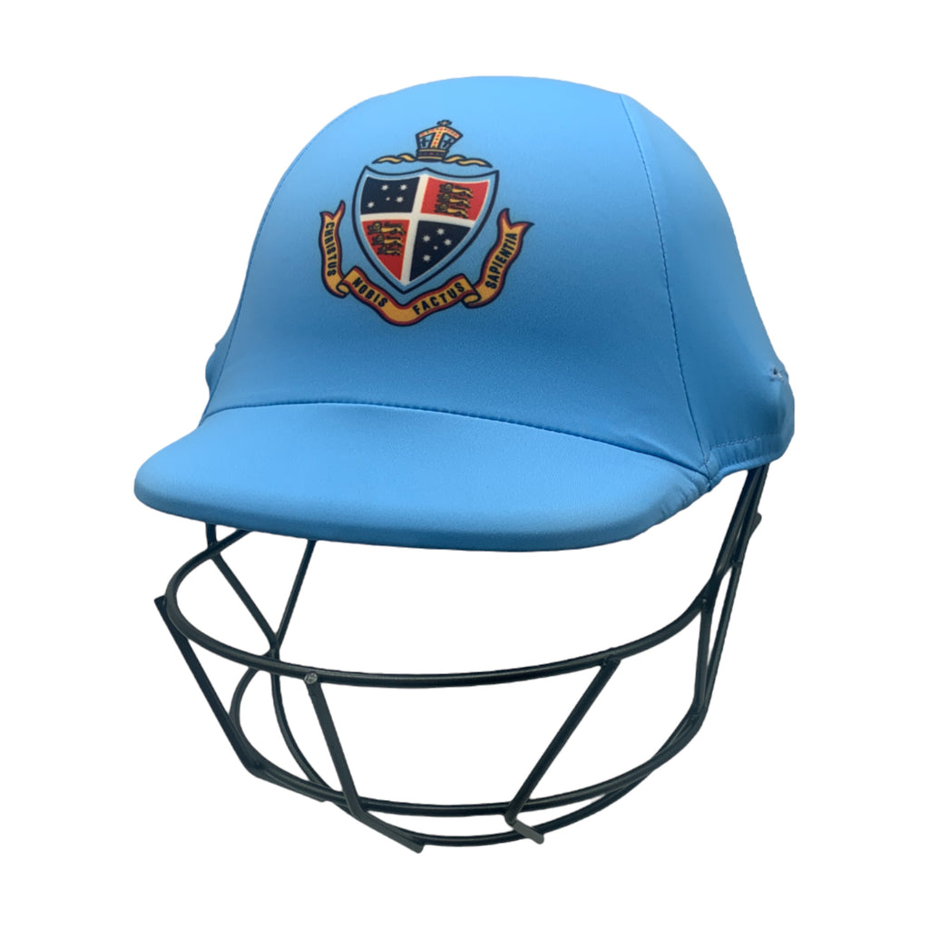 Geelong Grammar cricket helmet cover