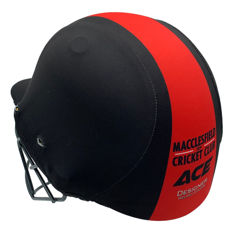 Macclesfield custom cricket helmet cover