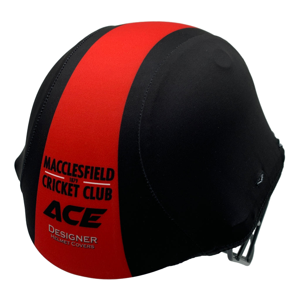 Macclesfield custom cricket helmet cover