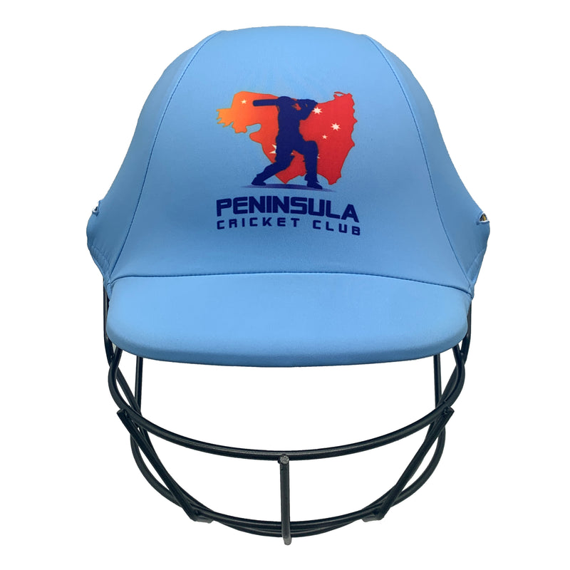 Peninsula Cricket Club Cricket helmet cover.