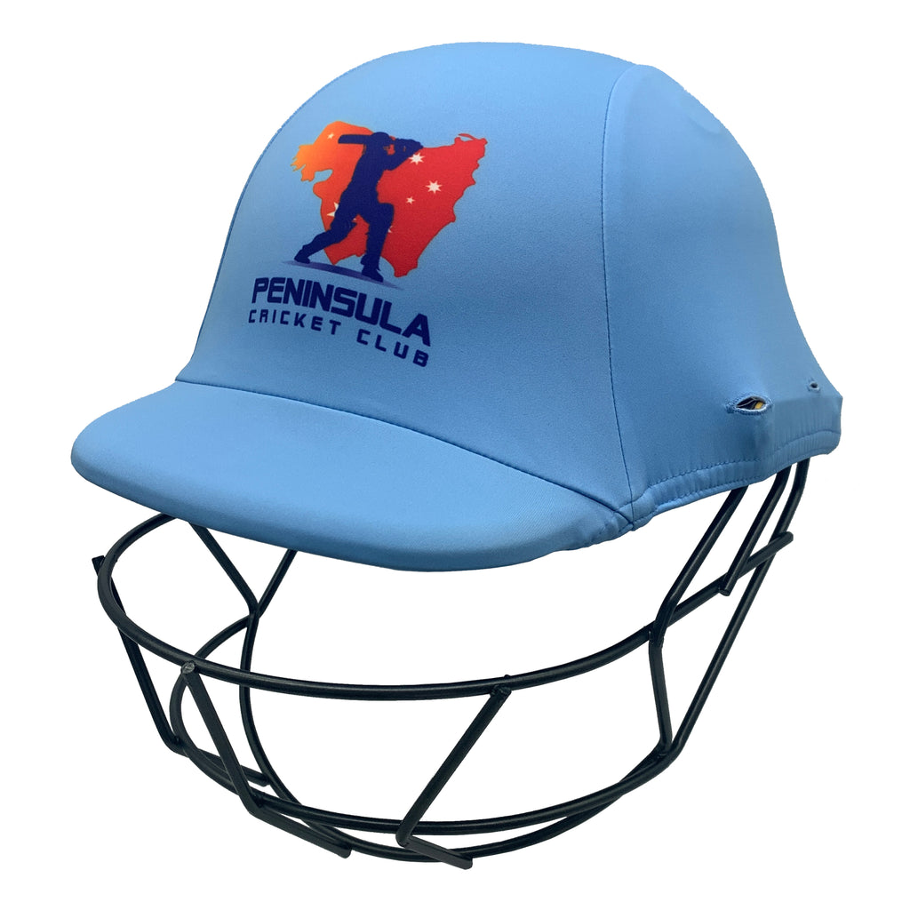 Peninsula Cricket Club Cricket helmet cover.