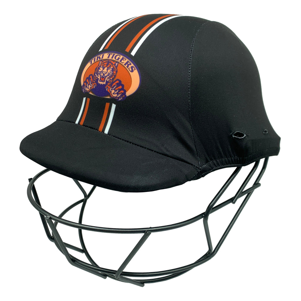 Tikipunga Cricket Club custom helmet cover