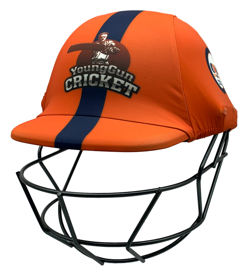 Young Gun Cricket helmet cover